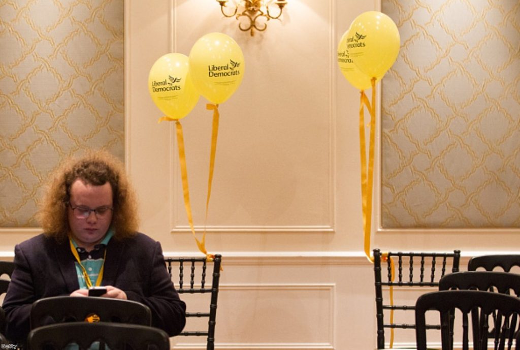 Liberal Democrats "a party with eight seats behaving as if it was leading negotiations at the UN" 