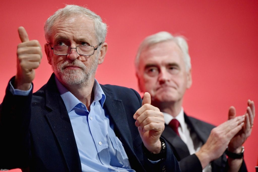 Jeremy Corbyn and John McDonnell will show 