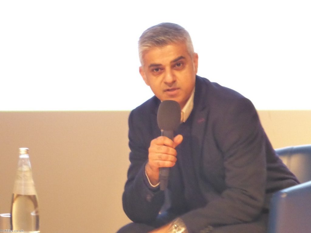 Sadiq Khan in 