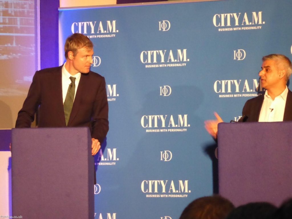 Zac Goldsmith and Sadiq Khan clashed last night over their support for Babar Ahmad