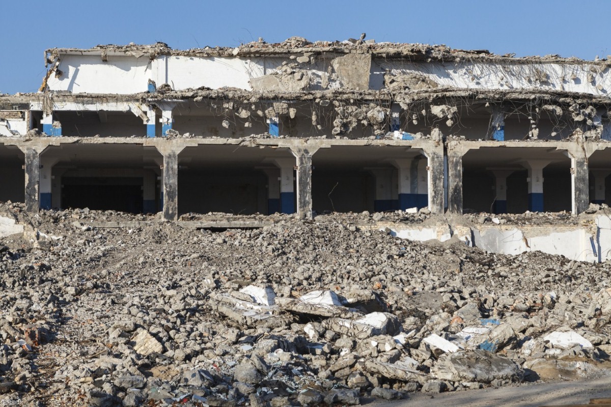 Schools, hospitals and homes have been destroyed by the air strikes in Yemen