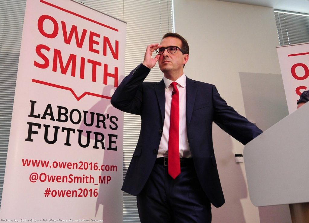 "Owen Smith has faced repeated criticism for his time at the pharmaceutical company Pfizer"