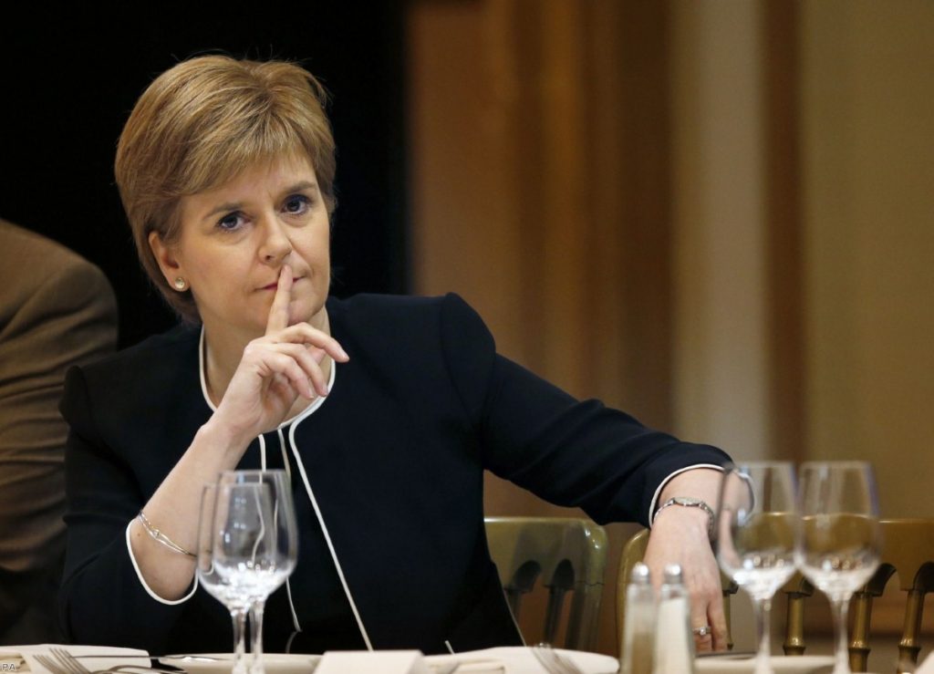 First minister warns Theresa May not to force Scotand out of the single market