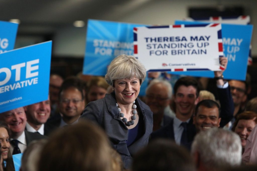 Theresa May is scrambling for Ukip votes to rescue her floundering campaign
