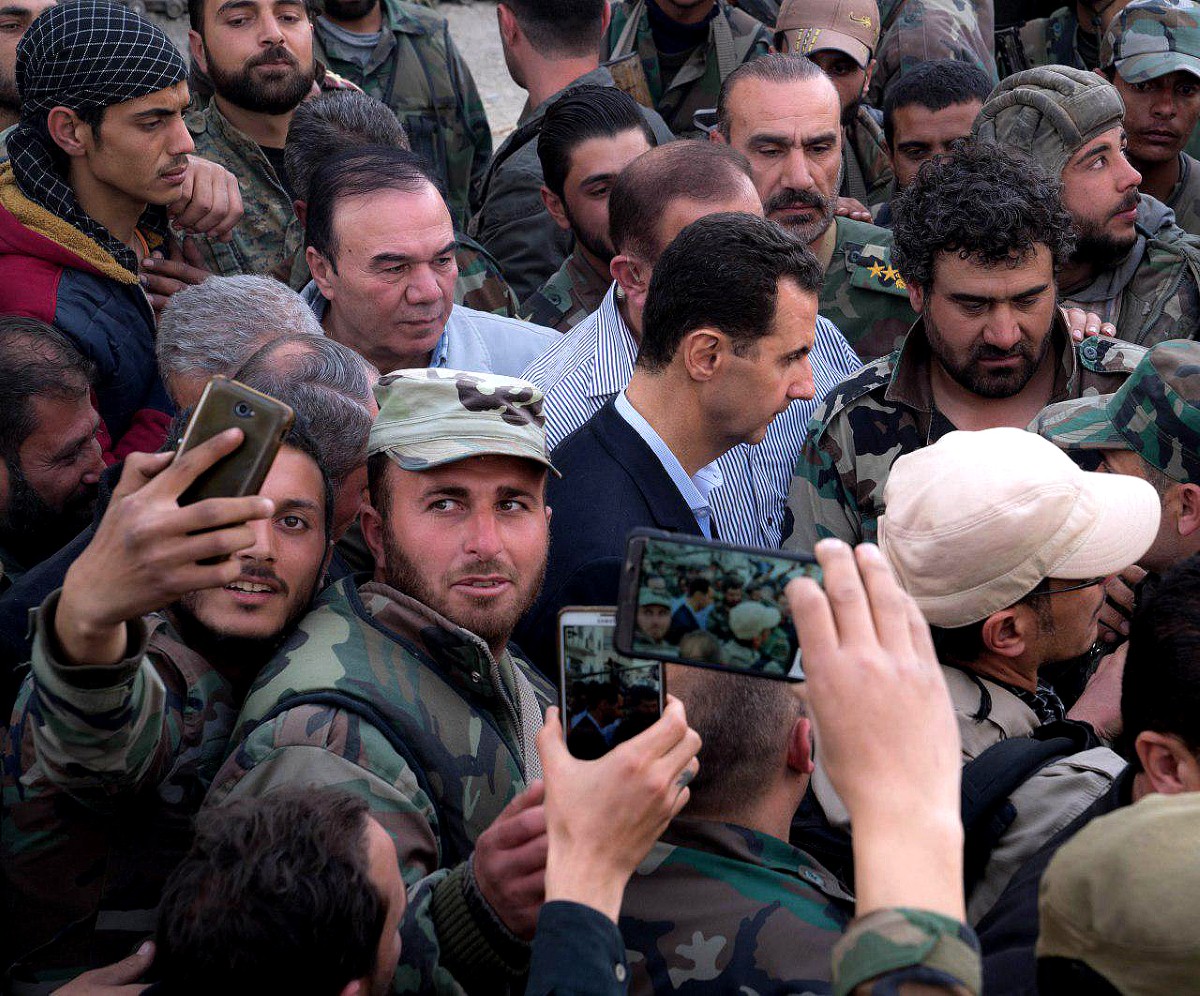 Bashar al-Assad Visits Eastern Ghouta - Syria