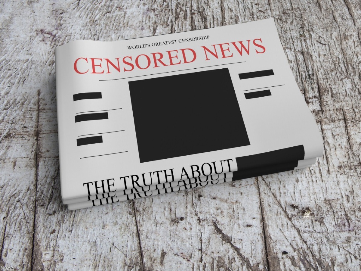 censored newspapers