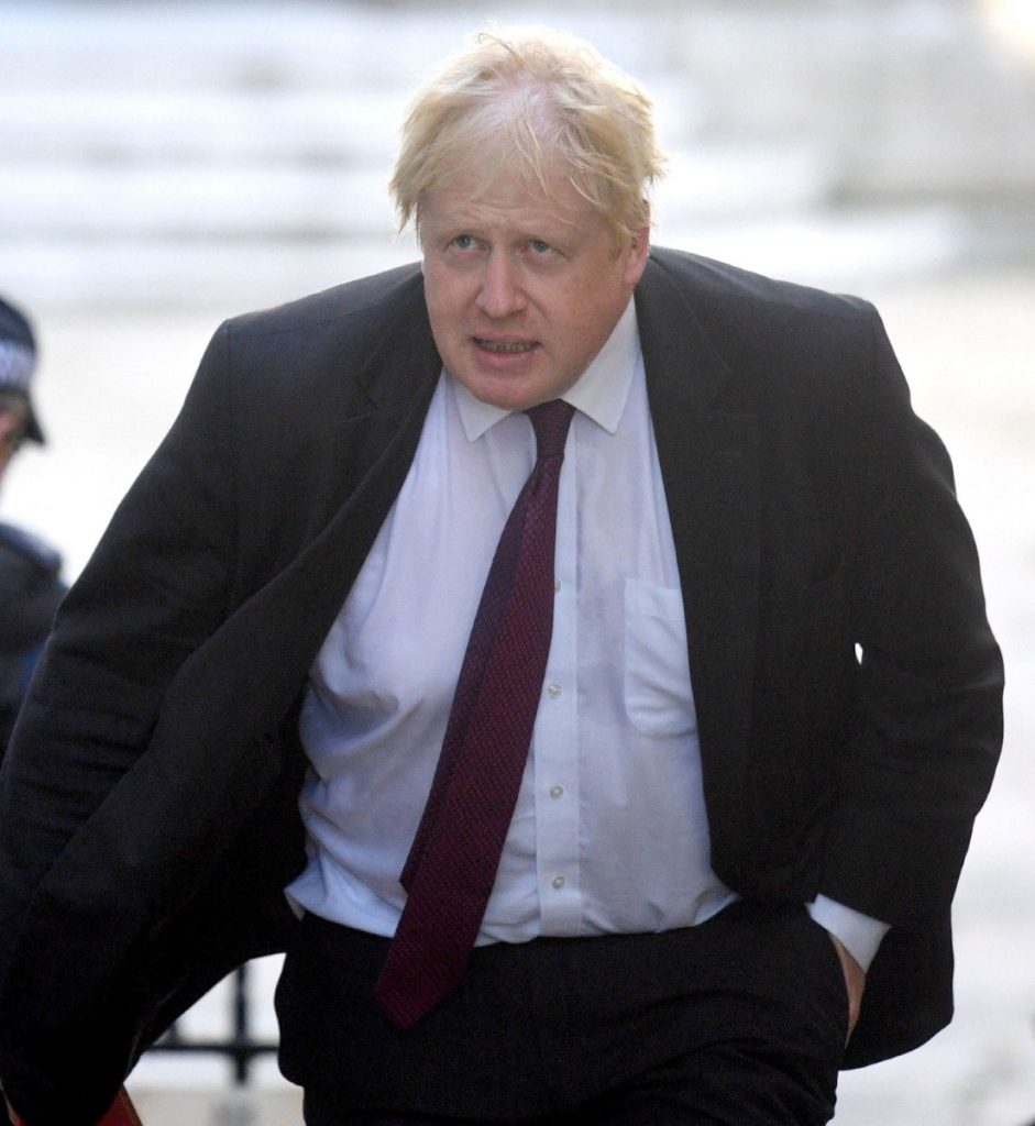 Boris Johnson has been told to apologise for his comments on the burqa by the chairman of the Tory party. Copyright: PA
