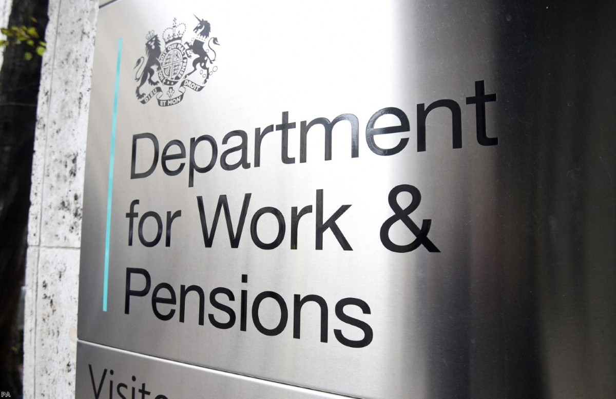 Signage for the Department for Work and Pensions | Copyright: PA
