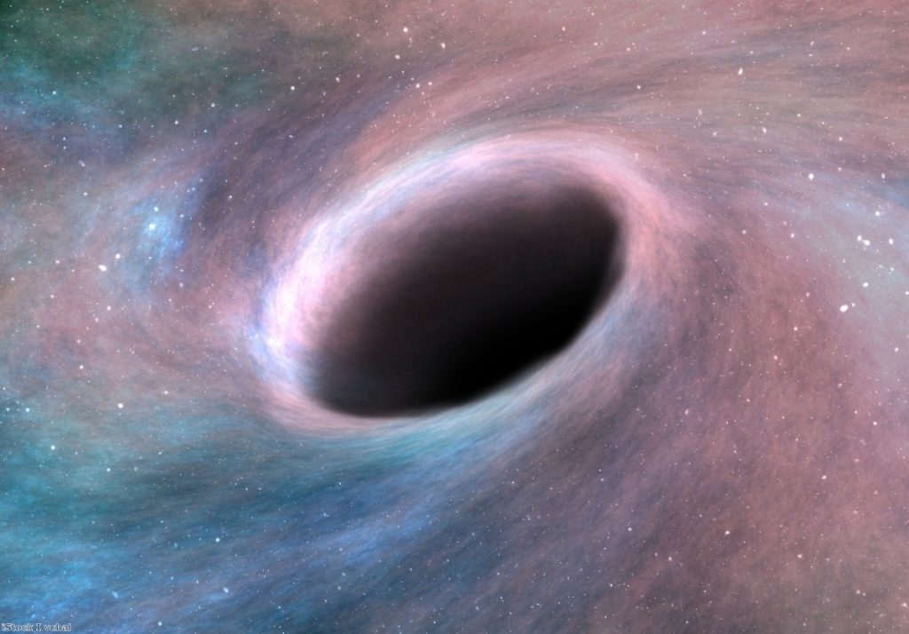 The singularity of a black hole sucks in matter. Also: A metaphor for Brexit policy.