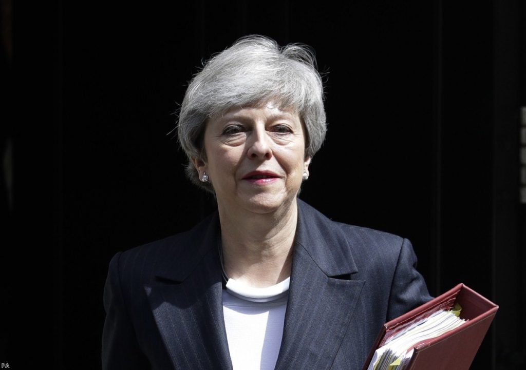 Theresa May is living out her final days as prime minister. 