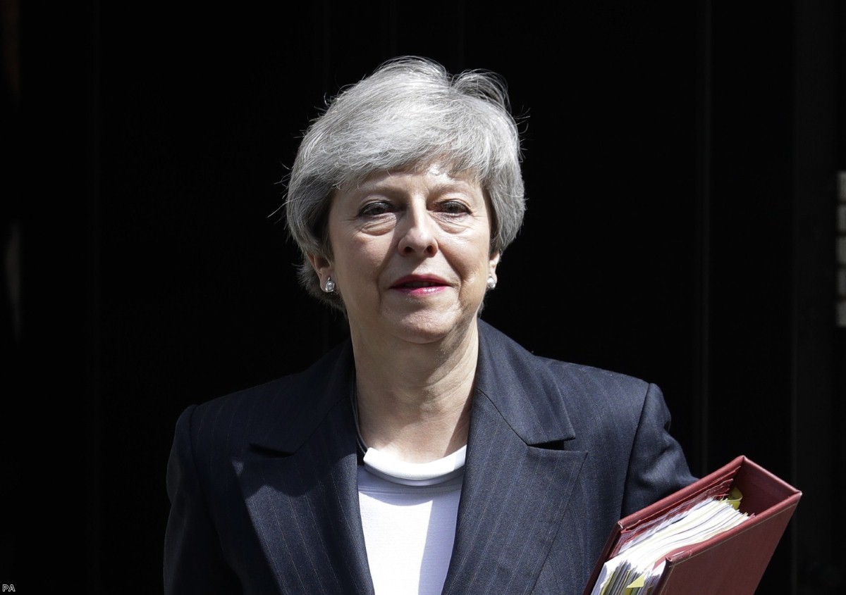 Theresa May is living out her final days as prime minister.