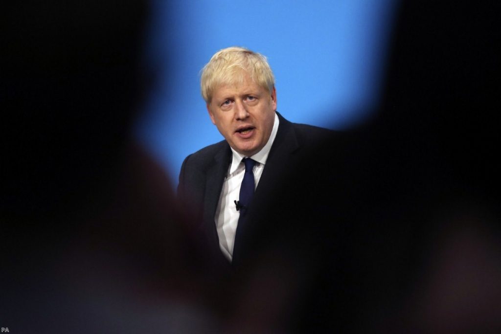 Johnson: Defeated by MPs before he is even in office