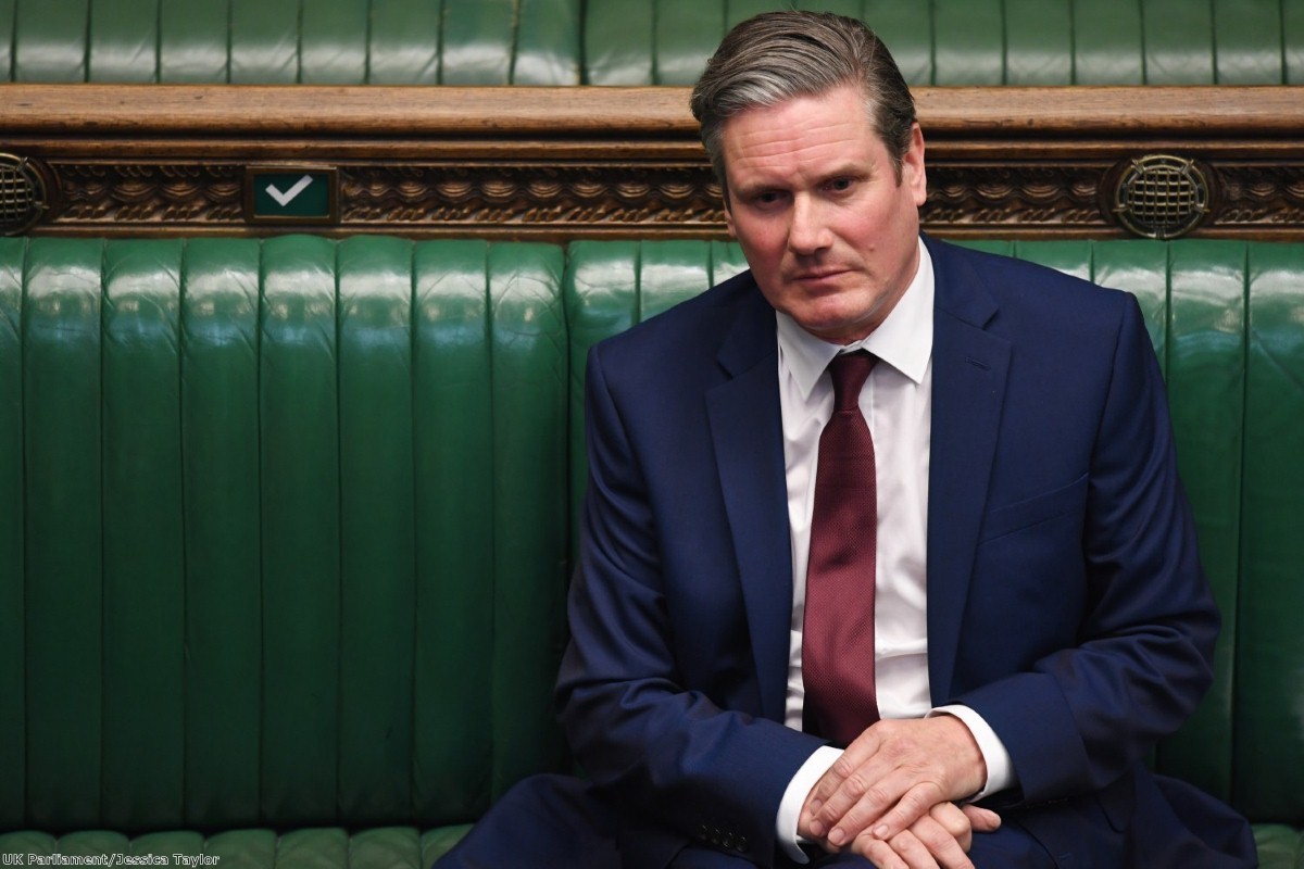 Starmer sits in the Commons during this week's PMQs