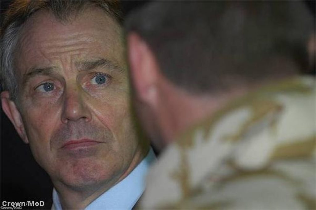 Tony Blair says British soldiers in Basra have successfully completed handing frontline security duties to Iraqi army