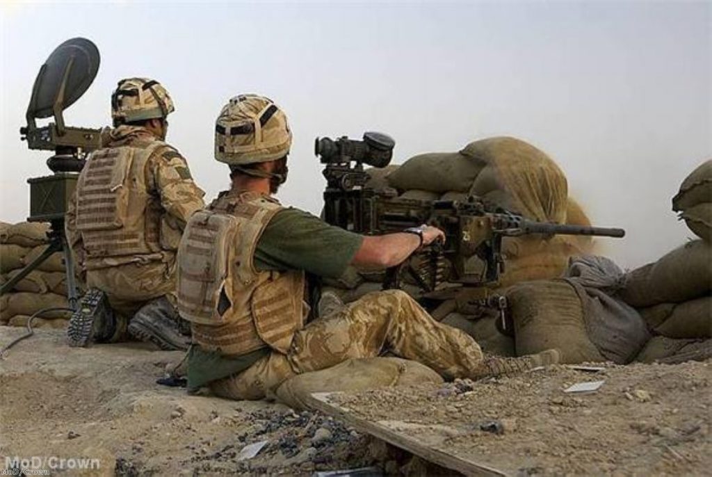 Mr Clegg insists UK troops will be withdrawn from Afghanistan by 2015