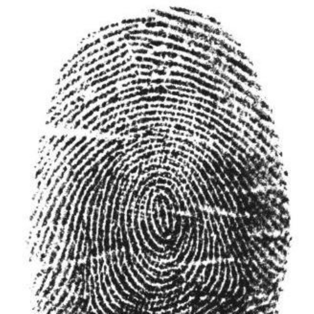 The database also contains fingerprints