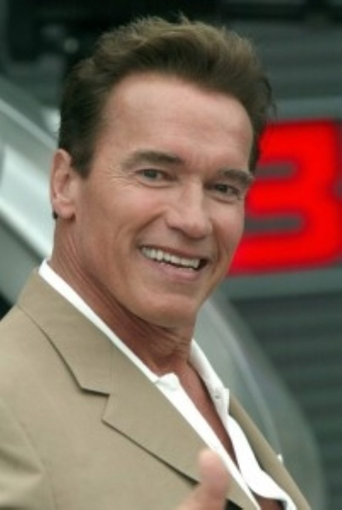 Arnie announces bid for political office