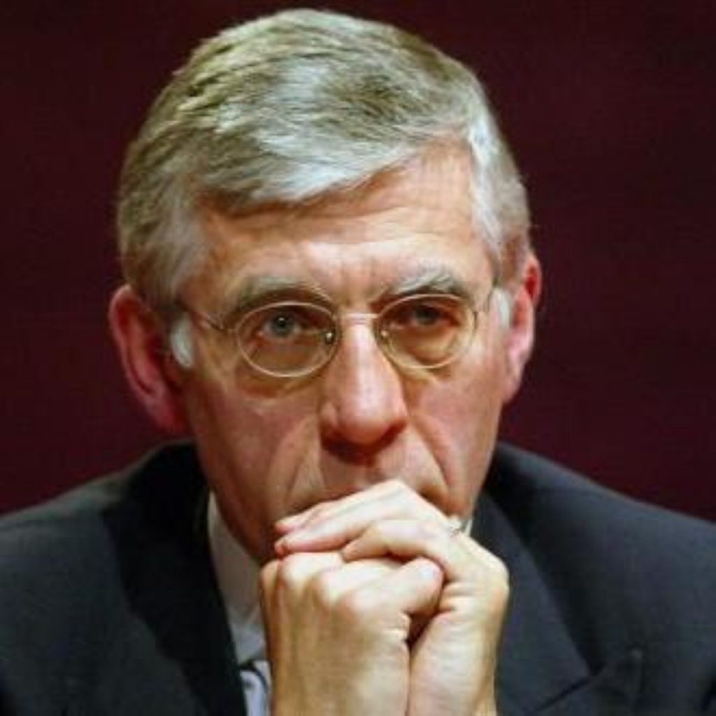 Jack Straw expresses his 