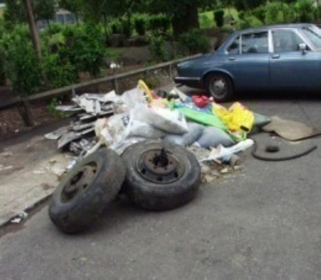 The Environment Agency is concerned about fly-tipping increases