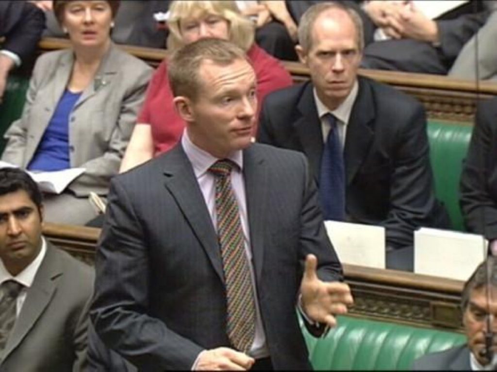 Chris Bryant was the first person to use the the 'cleansing' metaphor in the Commons.
