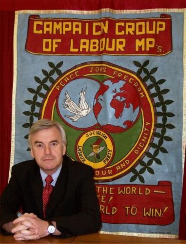 John McDonnell is firmly on the left of the Labour party