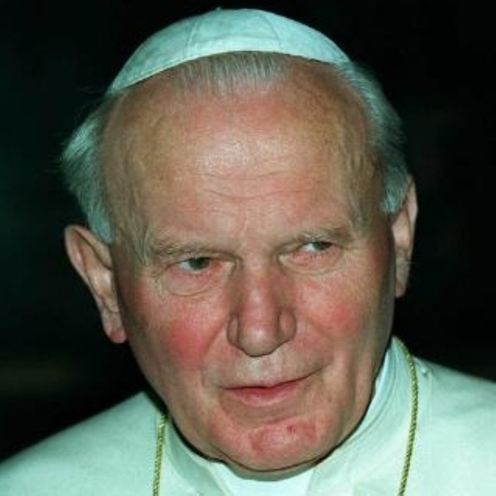 Pope John Paul II  who died on Saturday