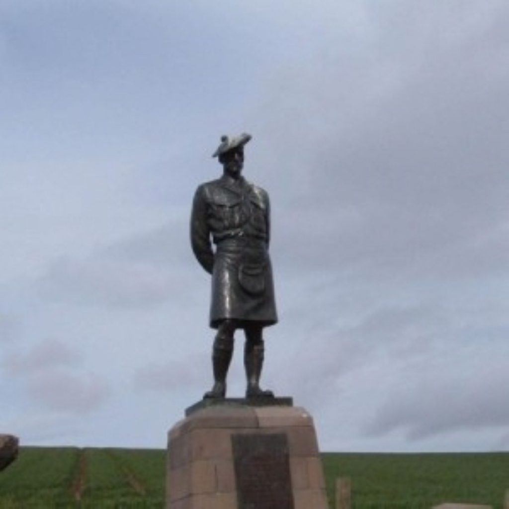 Dundee's Black Watch monument at Powrie Brae