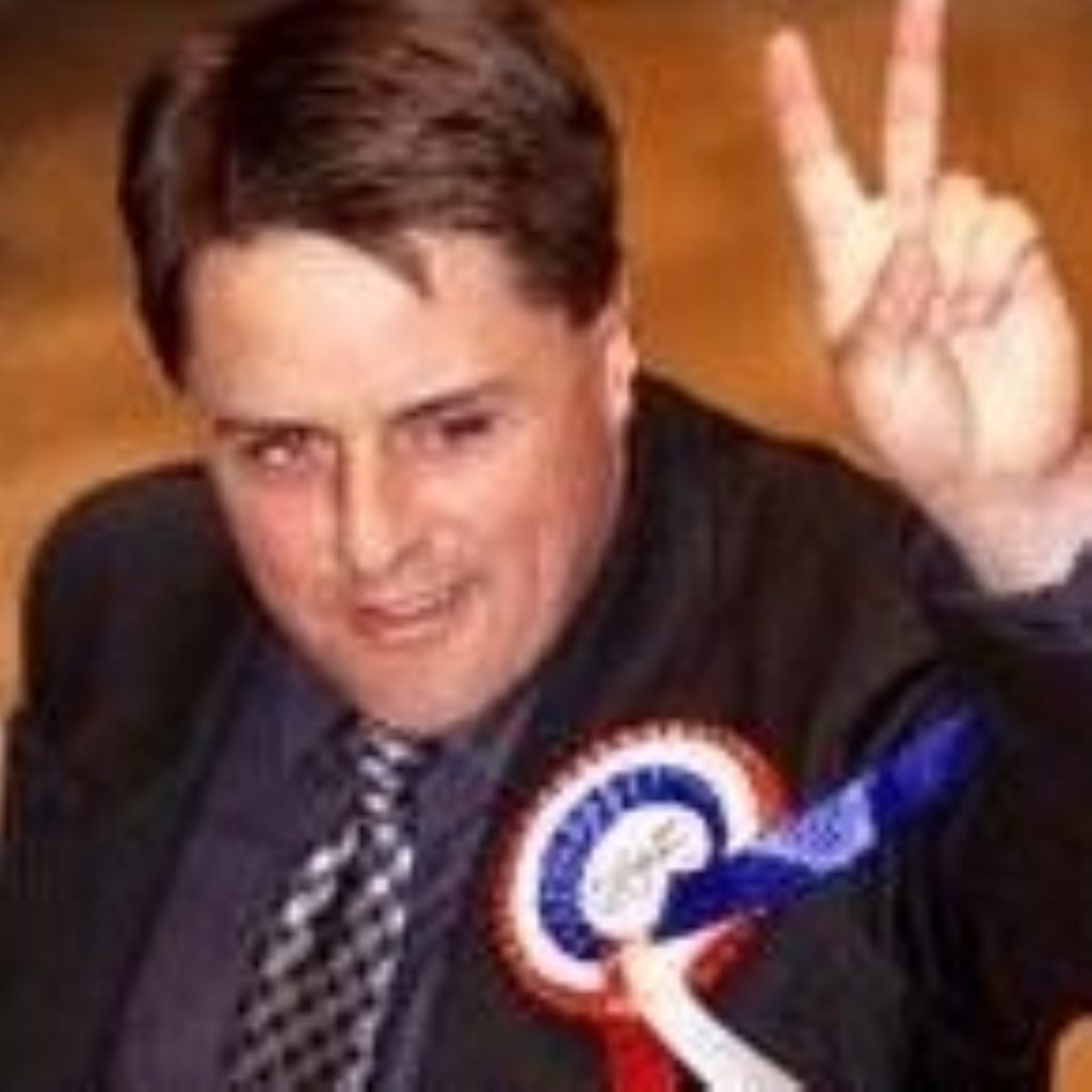Nick Griffin, leader of the far-right BNP. Clegg argued that a voting system can be judged by its supporters.