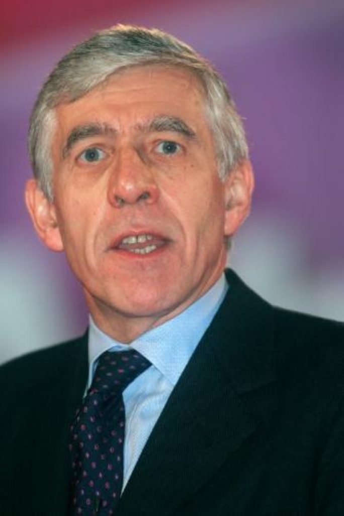 Jack Straw has called for a cap on party spending