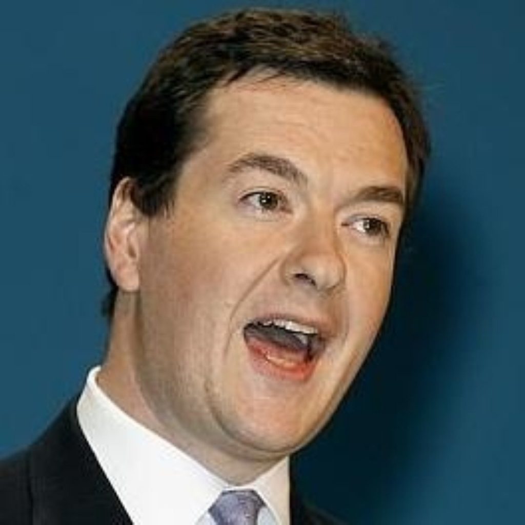 Osborne takes on Brown on spending