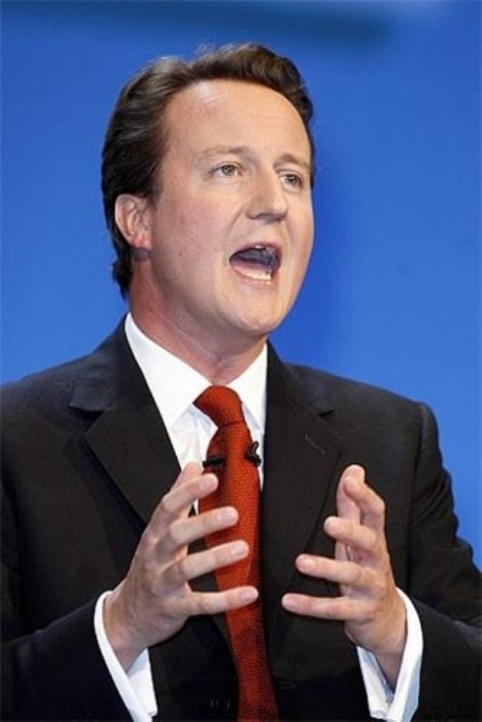 Cameron echoes Blair rhetoric on crime