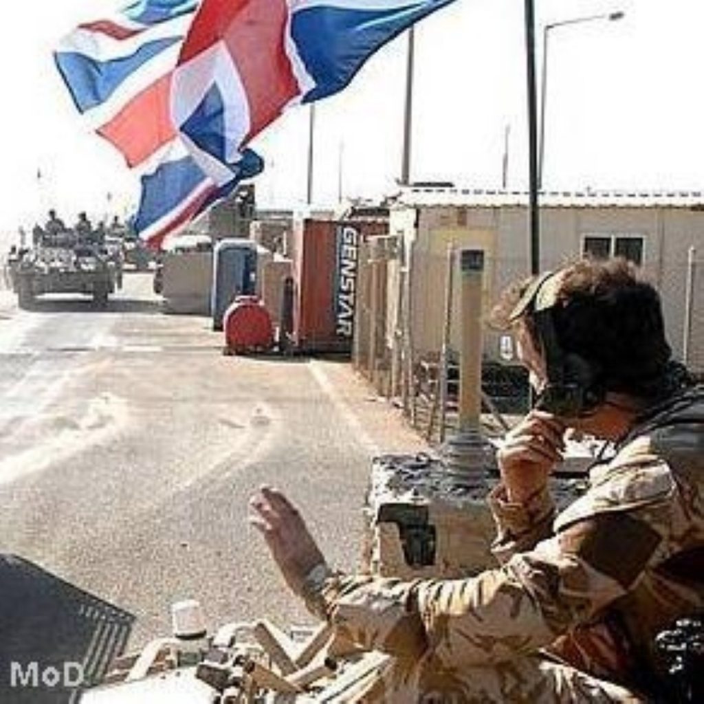 British troops exit Basra Palace