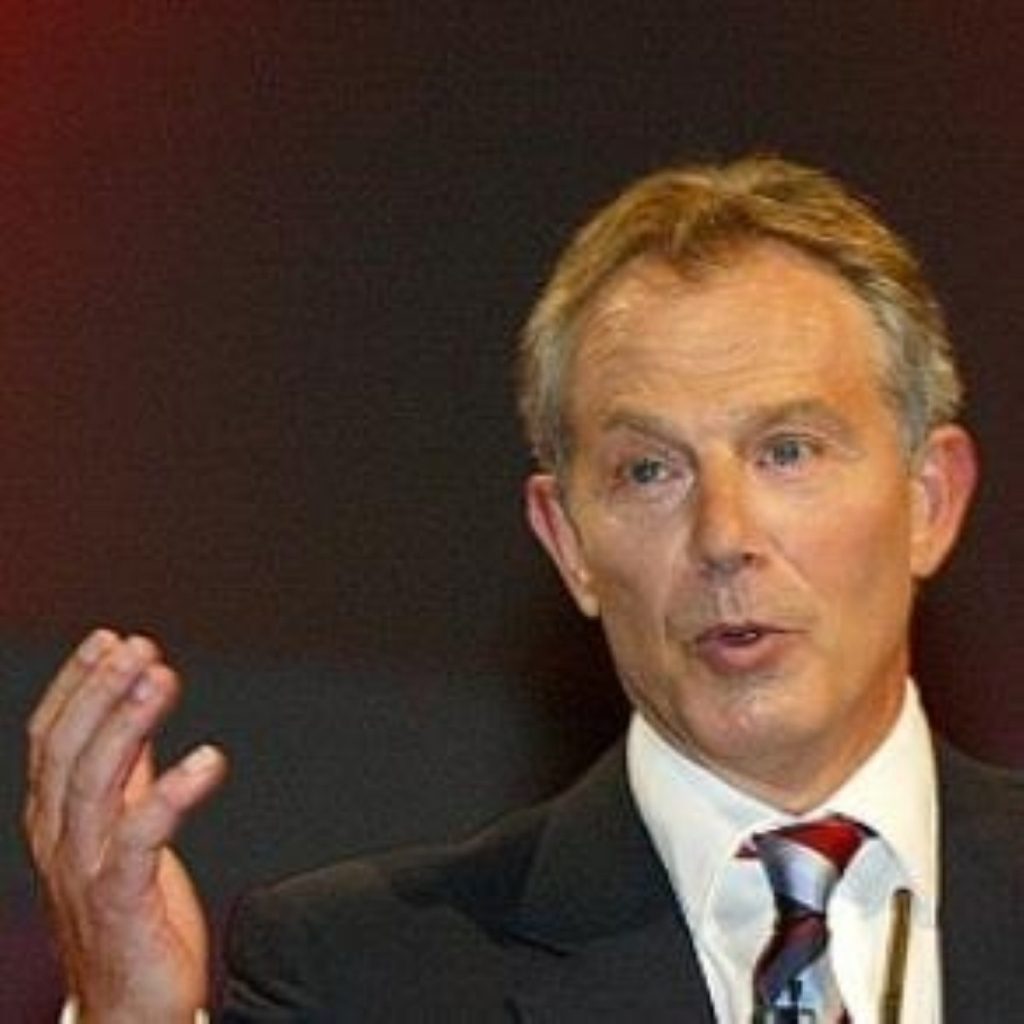 Mr Blair was planning to travel in his capacity as Middle East peace envoy