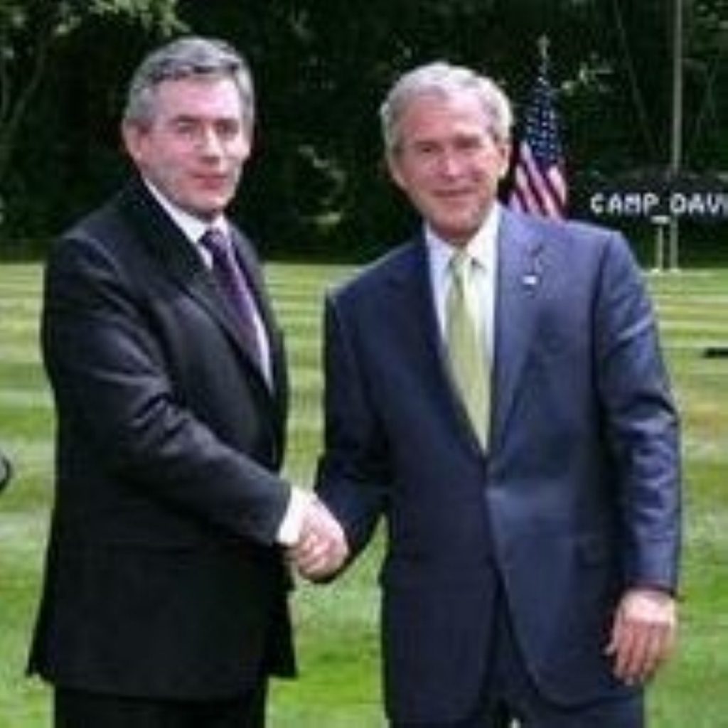 Gordon Brown wants a closer EU-US relationship