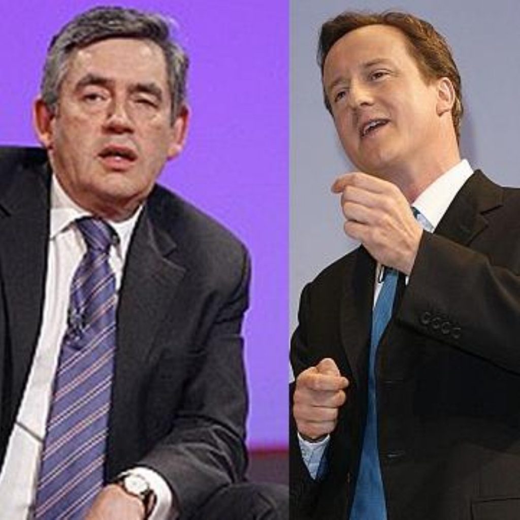 Brown accuses Cameron of 'Punch and Judy' politics