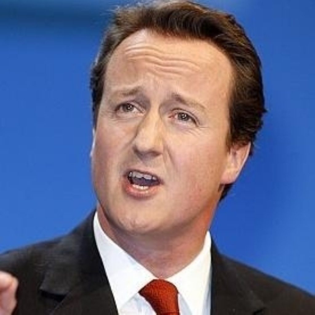 Cameron claims to offer "vision" for govt