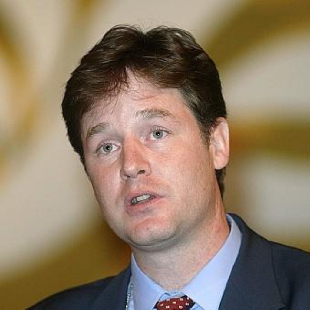 Clegg was put in charge of constitutional reform in the coalition agreement