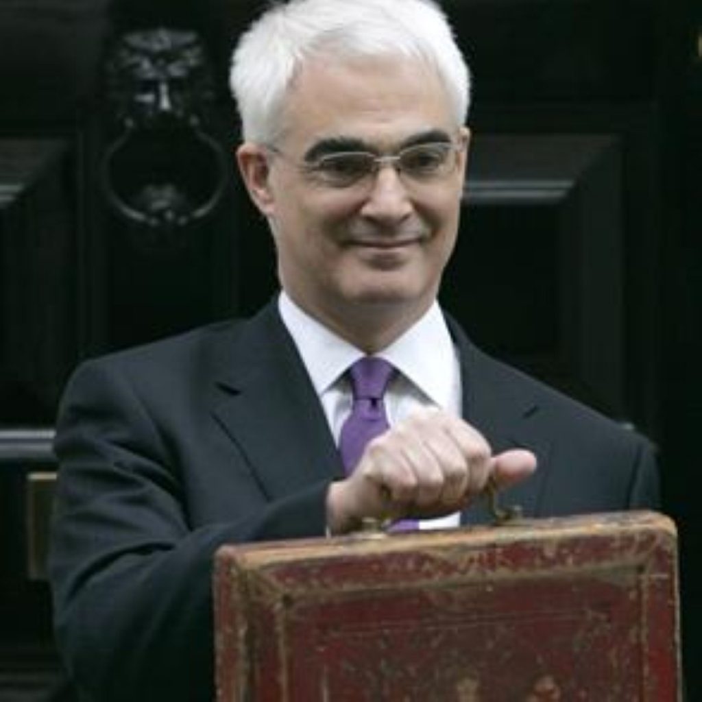 Chancellor Alistair Darling delivers his first Budget