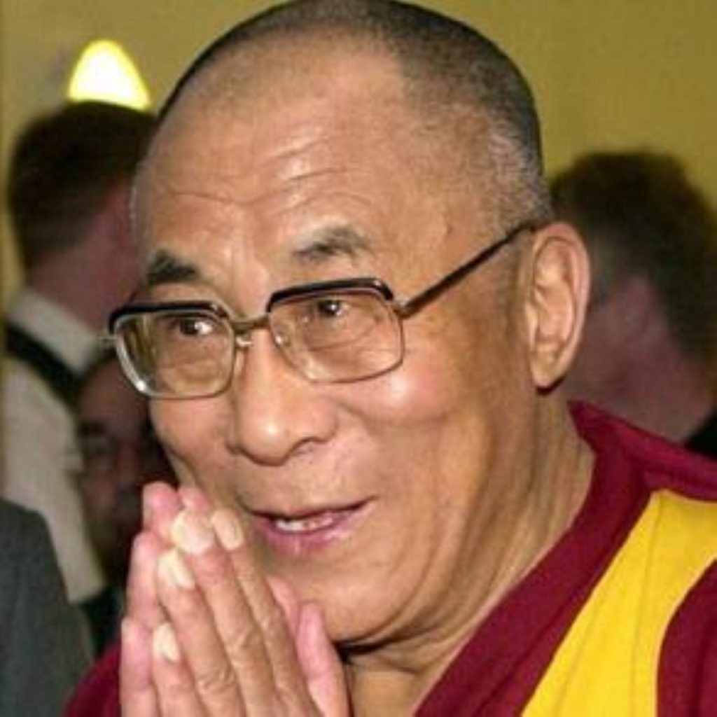 The Dalai Lama will be in the UK at the end of the month