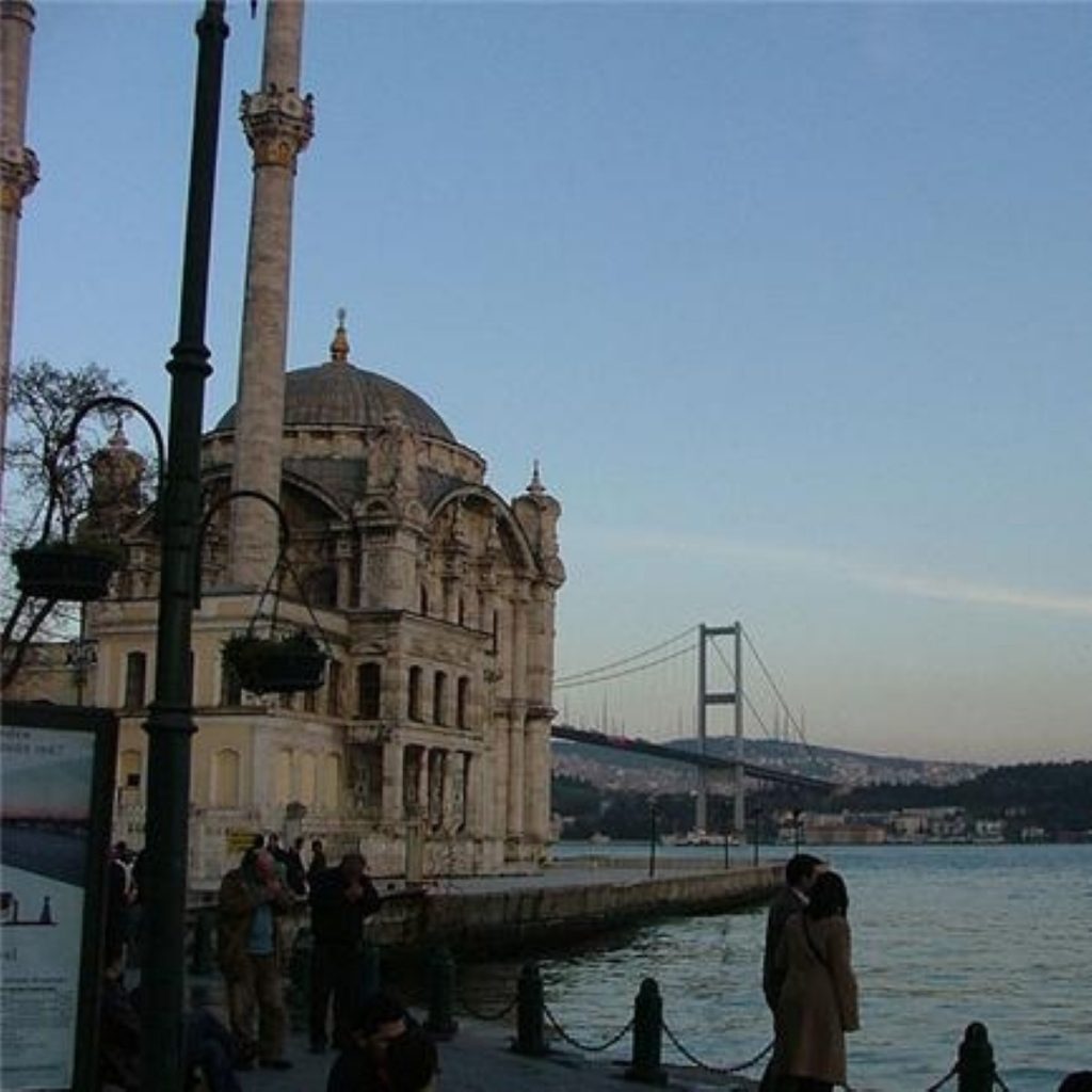 The Bosphorus bridge in Istabul. Turkey is a major 'transit' country.