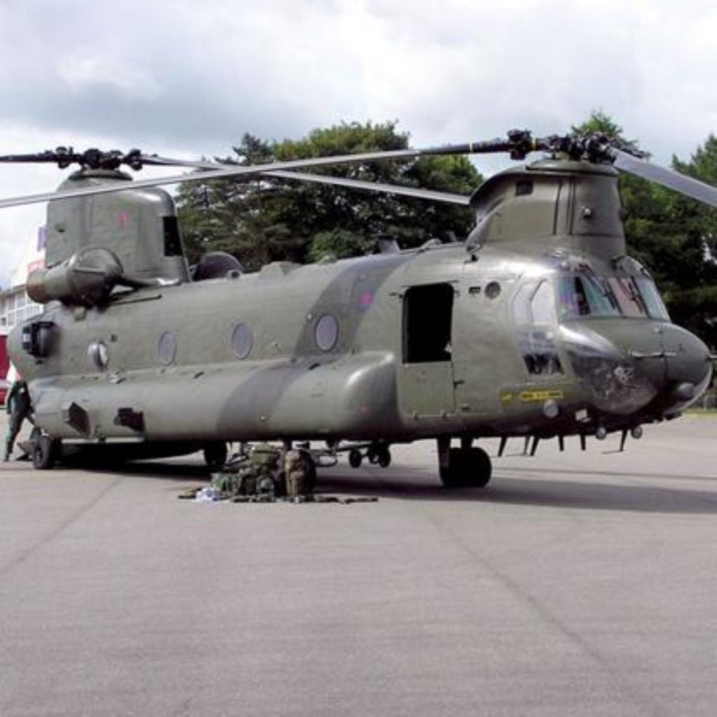 Appalling: MoD ineptitude over Chinooks putting soldiers' lives at risk