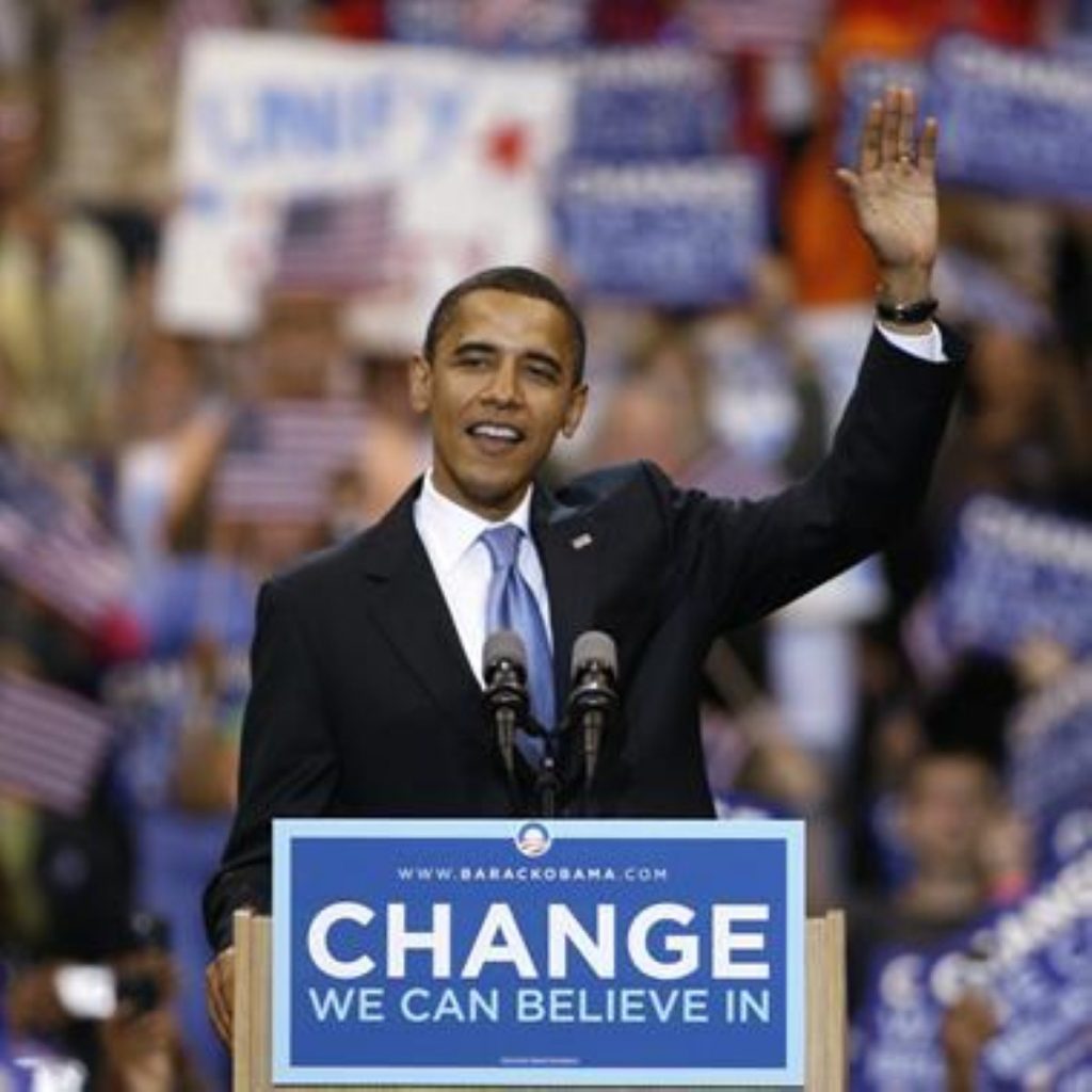 Obama is the first African American with a realistic shot of becoming president