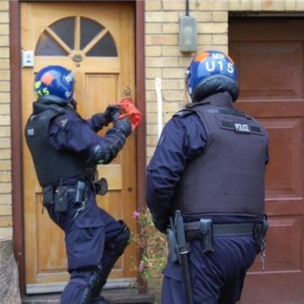 A  Metropolitan Police raid