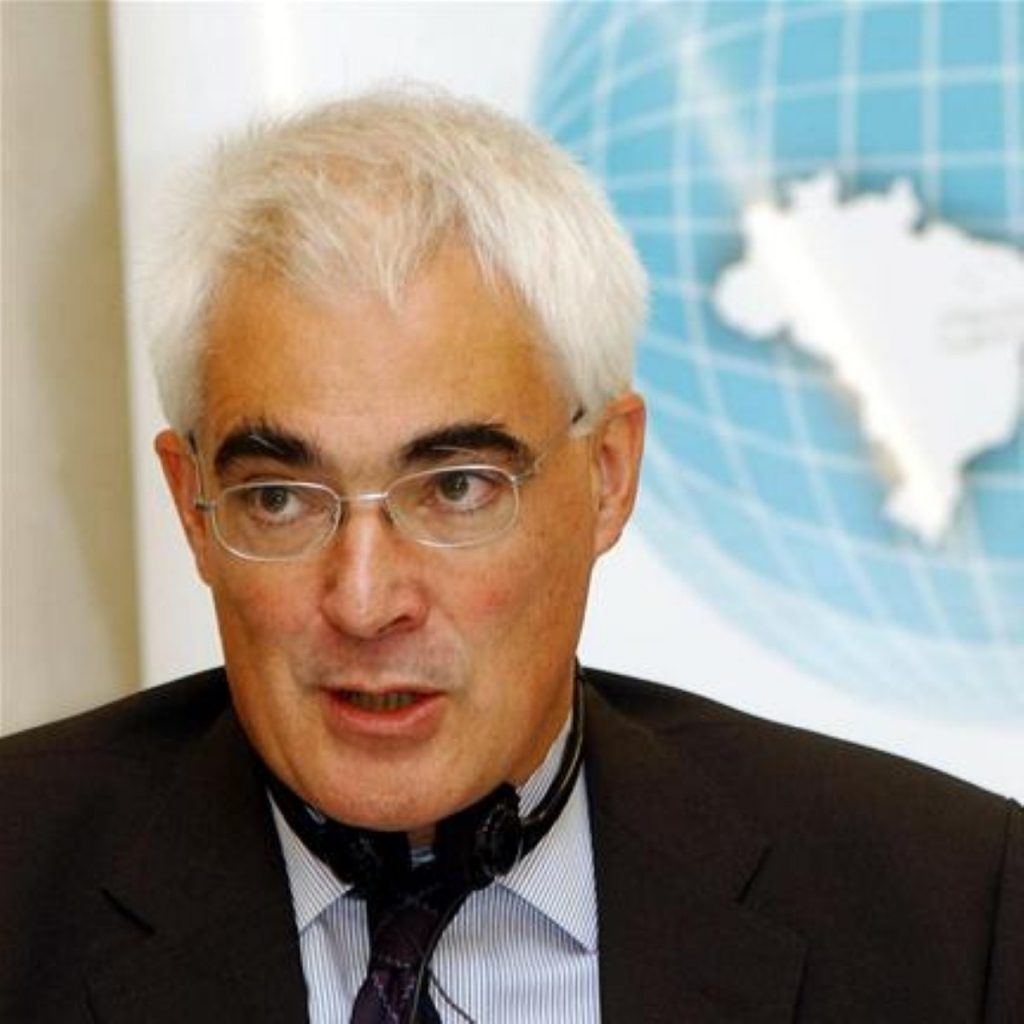 Alistair Darling, chancellor