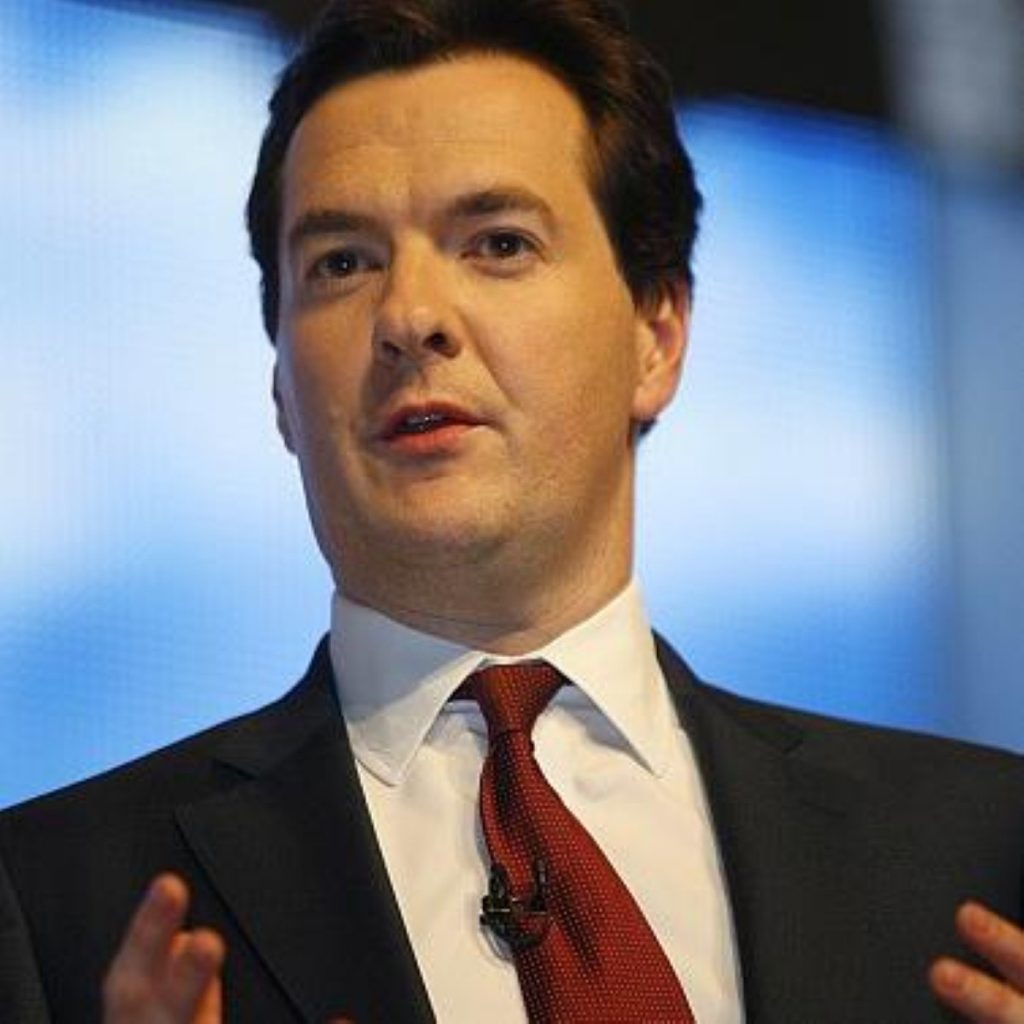 Shadow chancellor George Osborne defends comments on weakness of pound