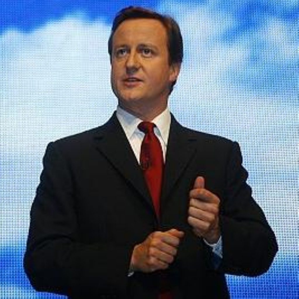 Cameron makes speech on family planning