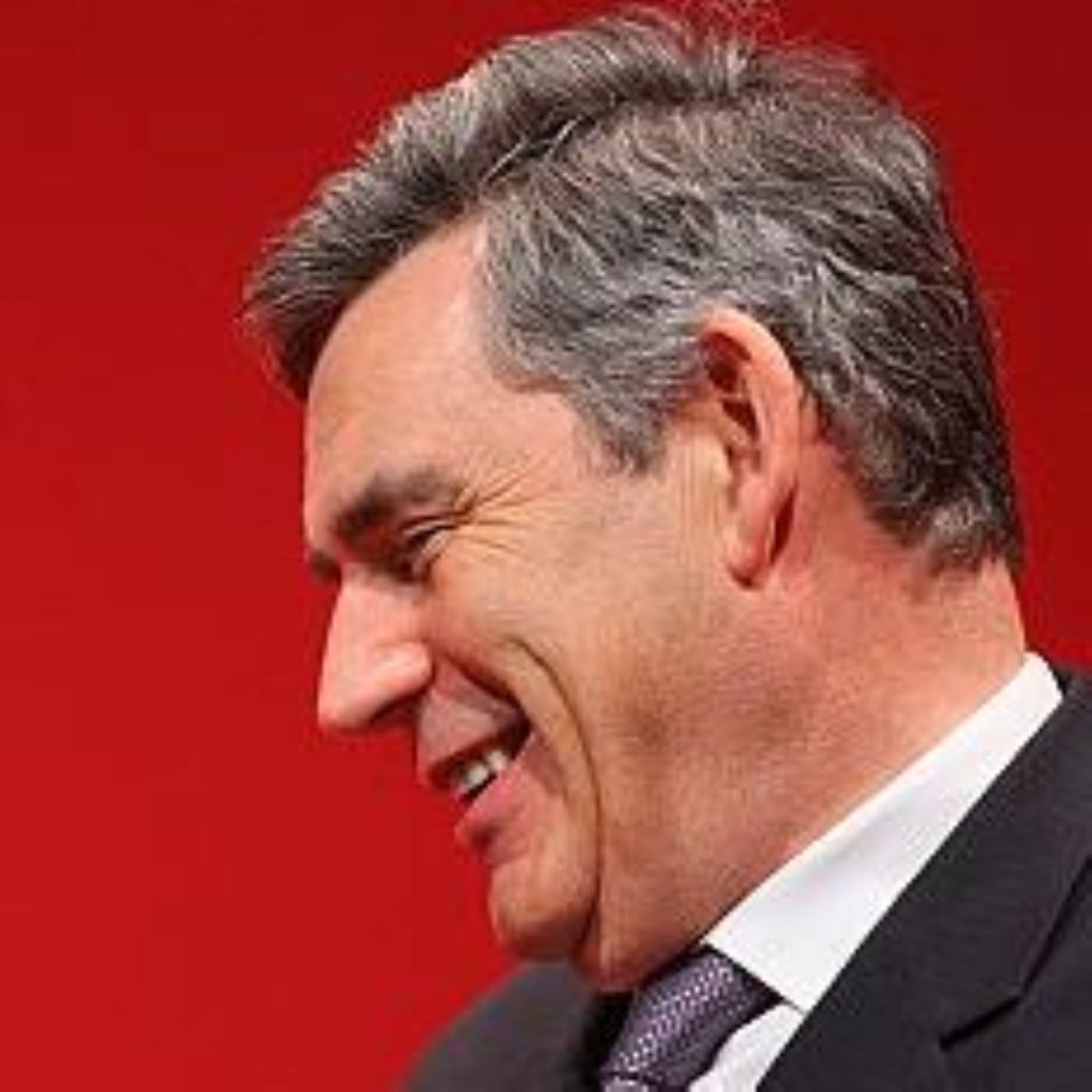Gordon Brown made his move today