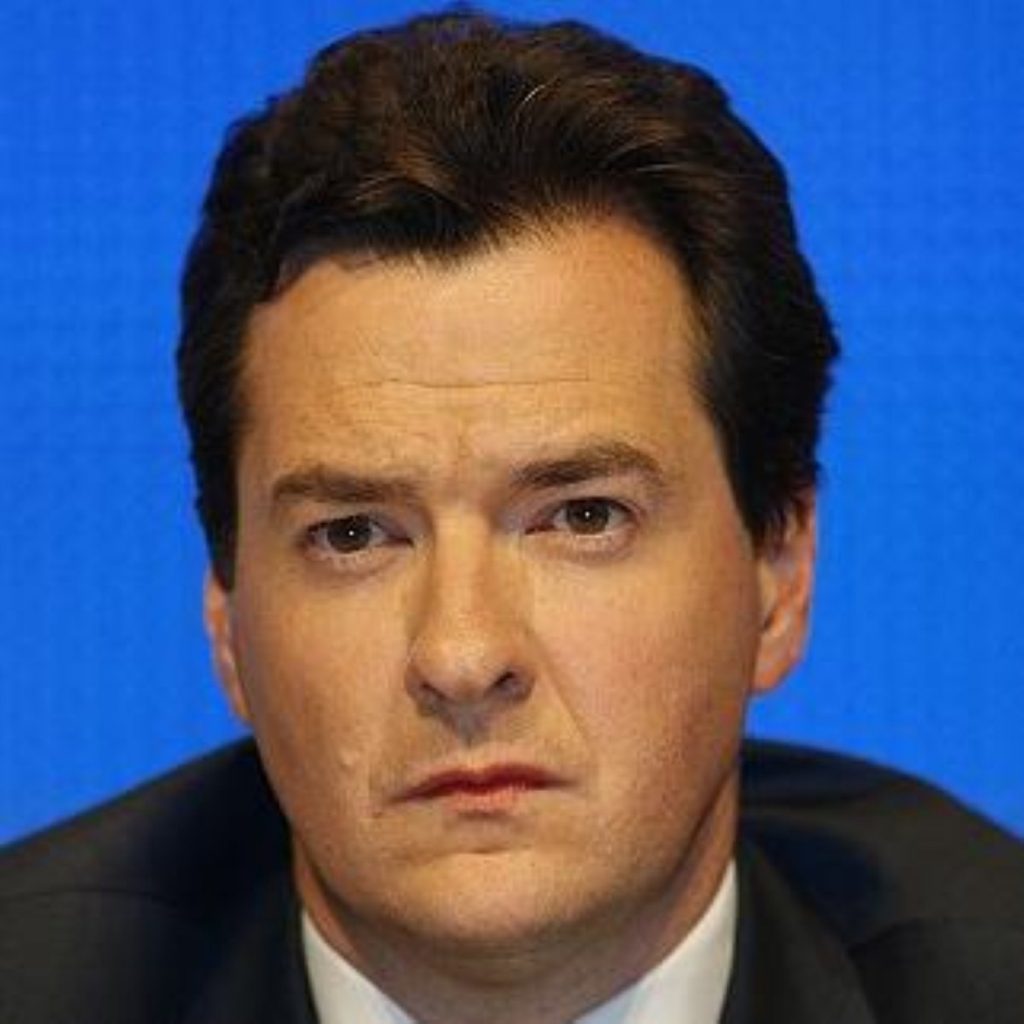 Uncomfortable: The chancellor is not good at masking his emotions.