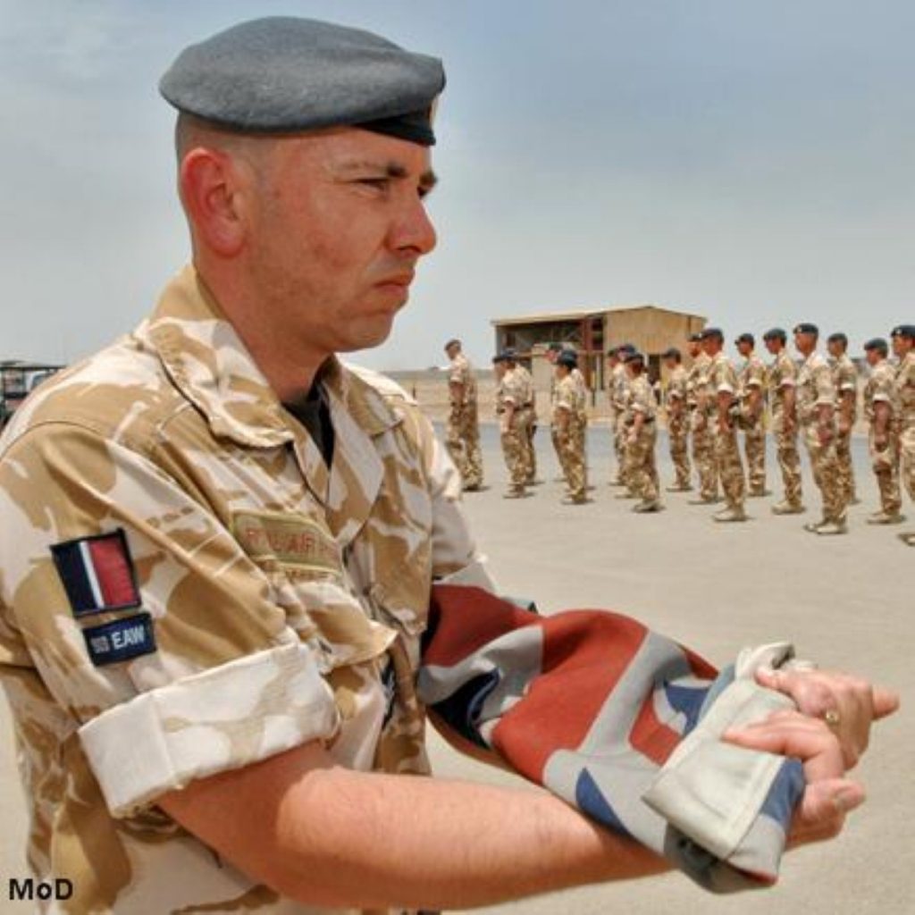 Troops leave Iraq