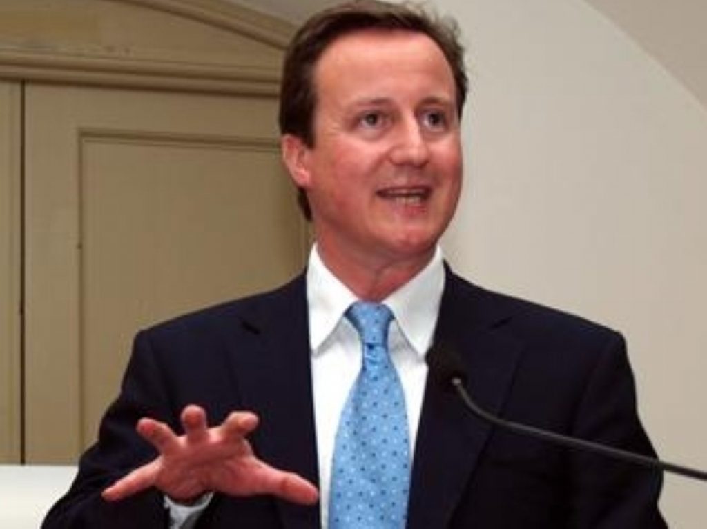 David Cameron addresses autism conference